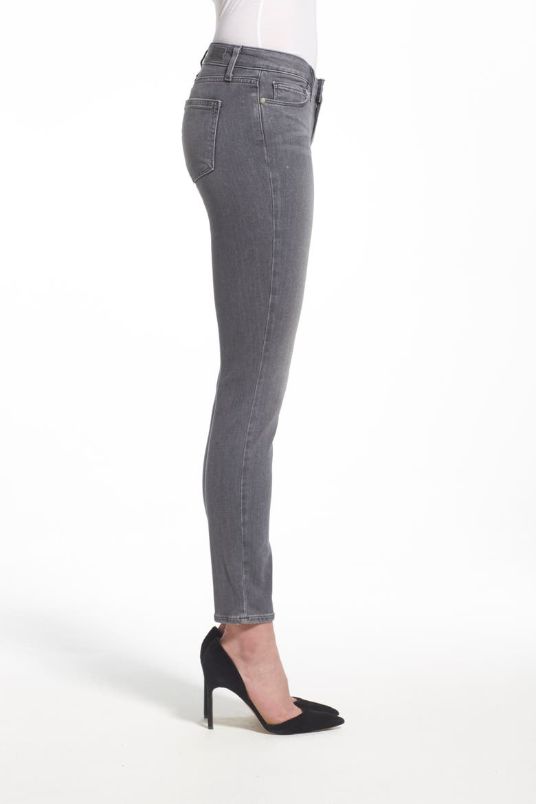 Transcend Verdugo Ankle Ultra Skinny Jeans, Alternate, color, SILVIE