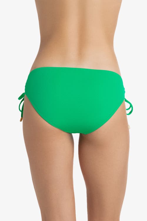 Helen Jon Tunnel Side Hipster In Chevron Textured Kelly Green