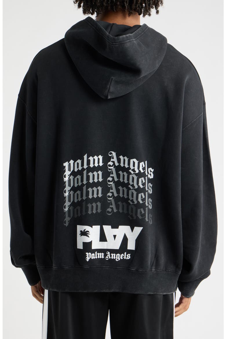 Logo Graphic Hoodie, Alternate, color, BLACK BEAUTY MINERAL WASH
