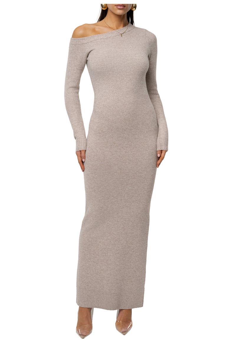 JLUXLABEL Fireside Knit Maxi Dress, Alternate, color, Beige