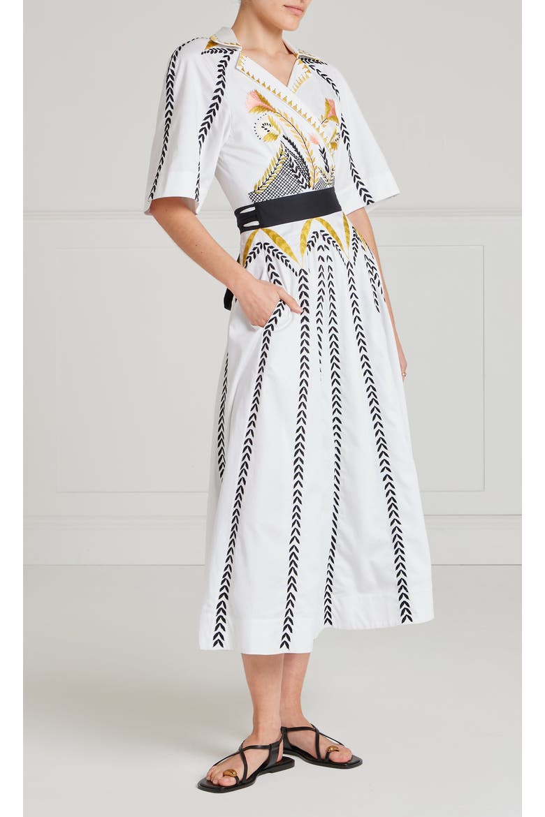 Juniper Wrap Dress, Alternate, color, White
