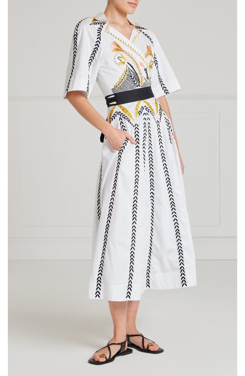 Temperley London Juniper Wrap Dress, Alternate, color, White