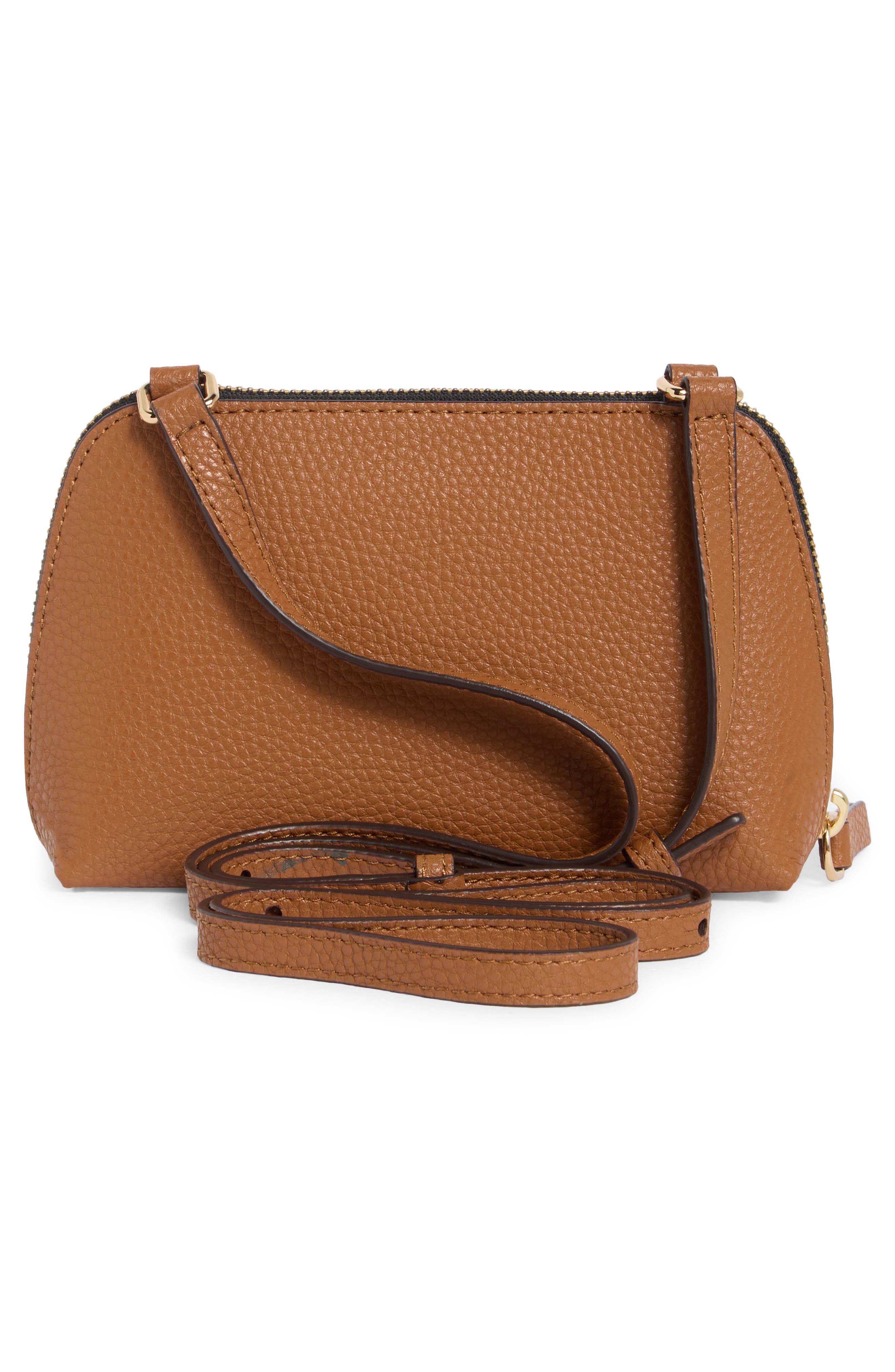 Bold SLG Small Crossbody Pouch Bag, Alternate, color, WHISKEY