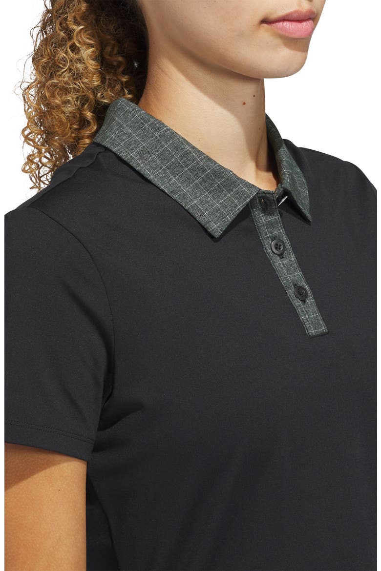 Grid Climacool Golf Polo, Alternate, color, BLACK