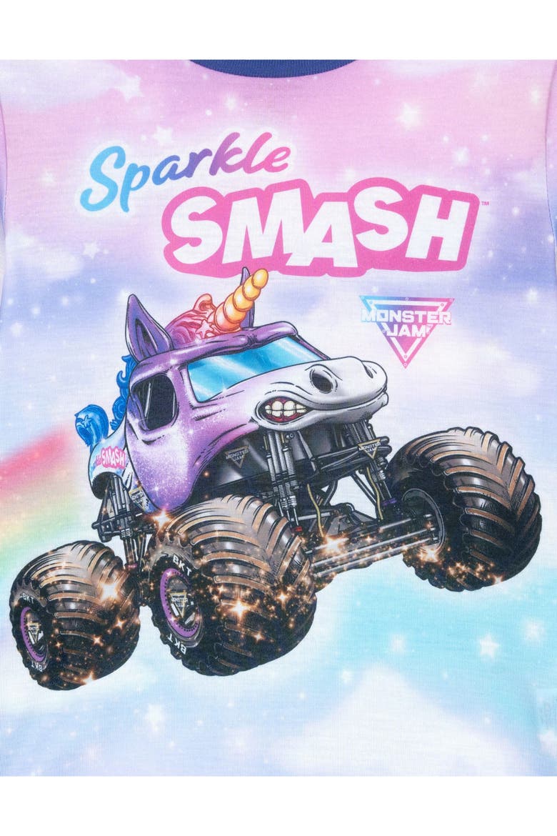 Sparkle Smash 2-Piece Pajama Shirt and Pants Set, Alternate, color, Sparkle Smash Purple