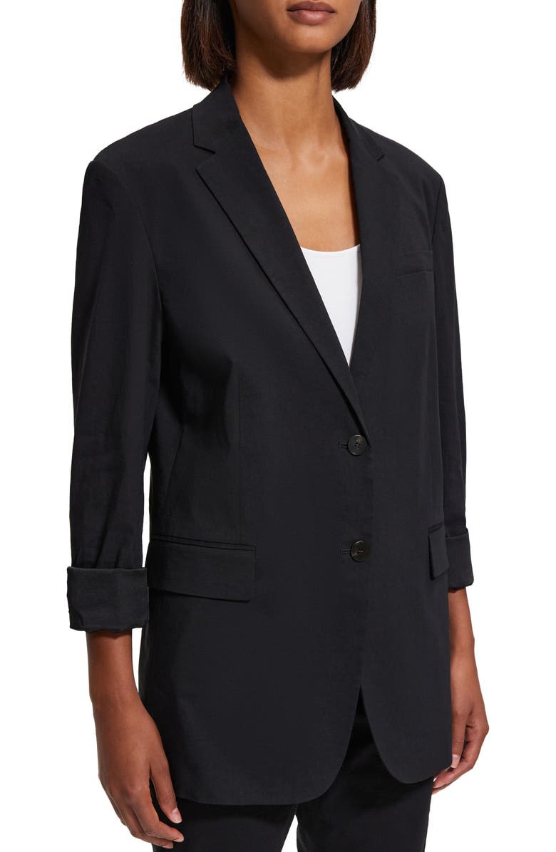 Theory U.Eco Linen Blend Jacket, Main, color, 