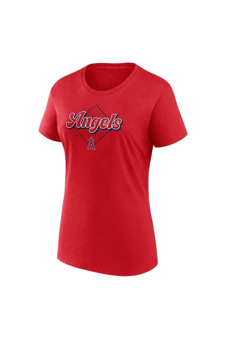 Women's Fanatics Branded Navy/Red Los Angeles Angels T-Shirt Combo Pack, Alternate, color, Navy