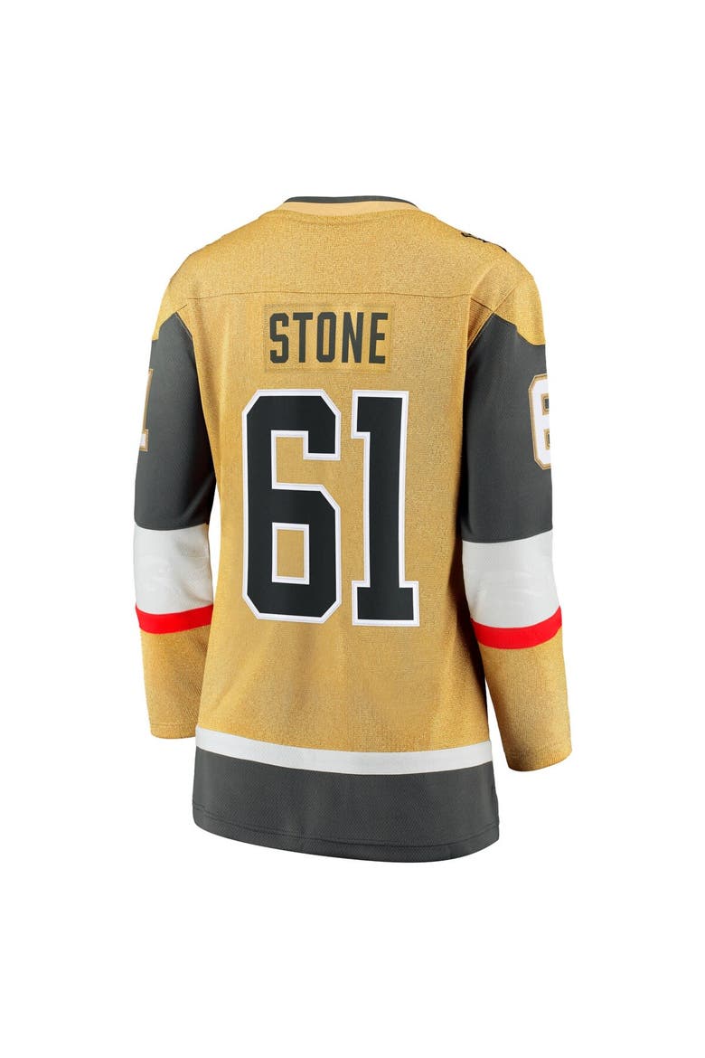 Women's Fanatics Mark Stone Gold Vegas Golden Knights Captain Patch Home Breakaway Player Jersey, Alternate, color, Gold