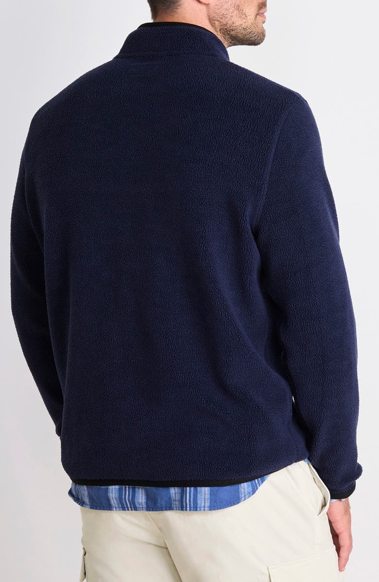 vineyard vines Bonfire Fleece Quarter Zip, Alternate, color, Nautical Navy