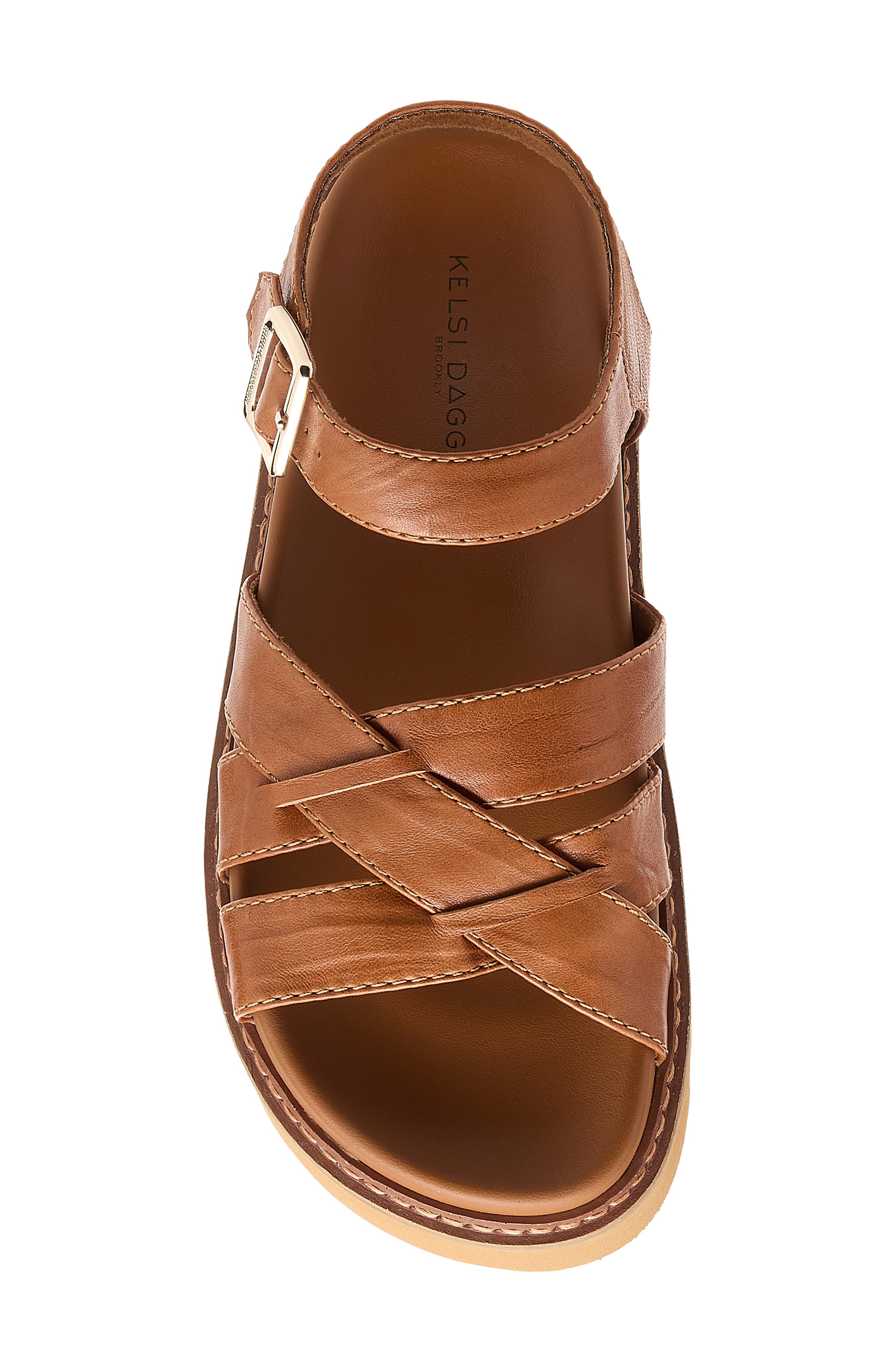 Kova Platform Sandal, Alternate, color, COOKIE DOUGH