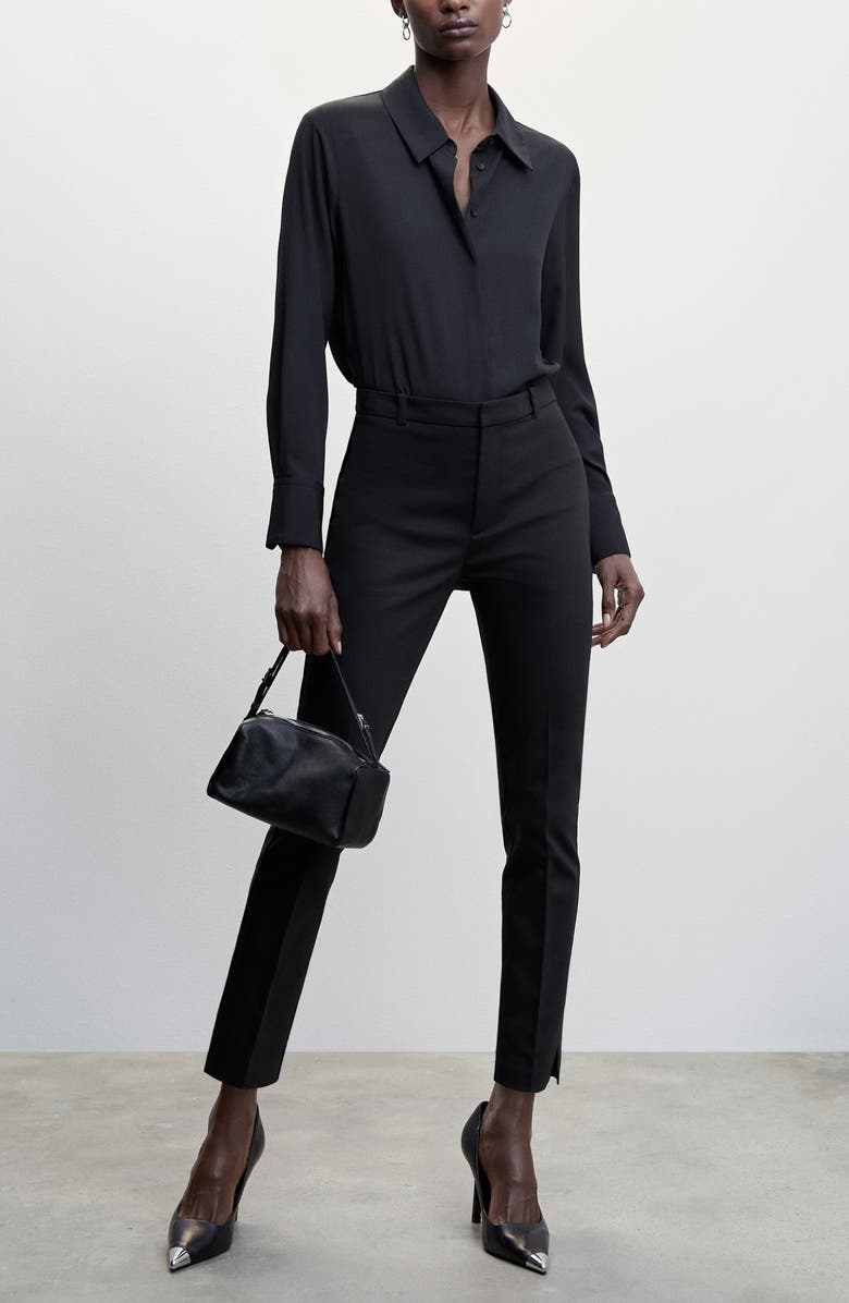 MANGO Slim Fit Suit Pants, Alternate, color, 