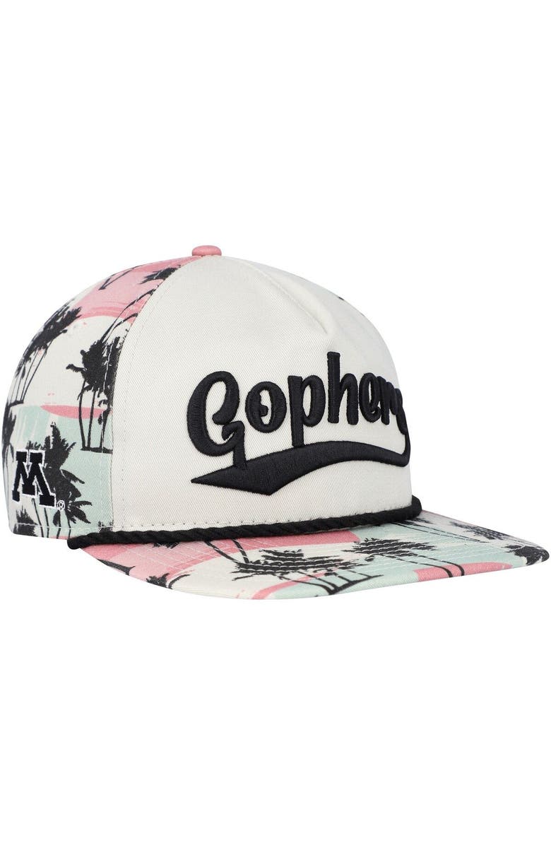 New Era Men's New Era Cream Minnesota Golden Gophers High Tide Golfer Snapback Hat, Main, color, Cream