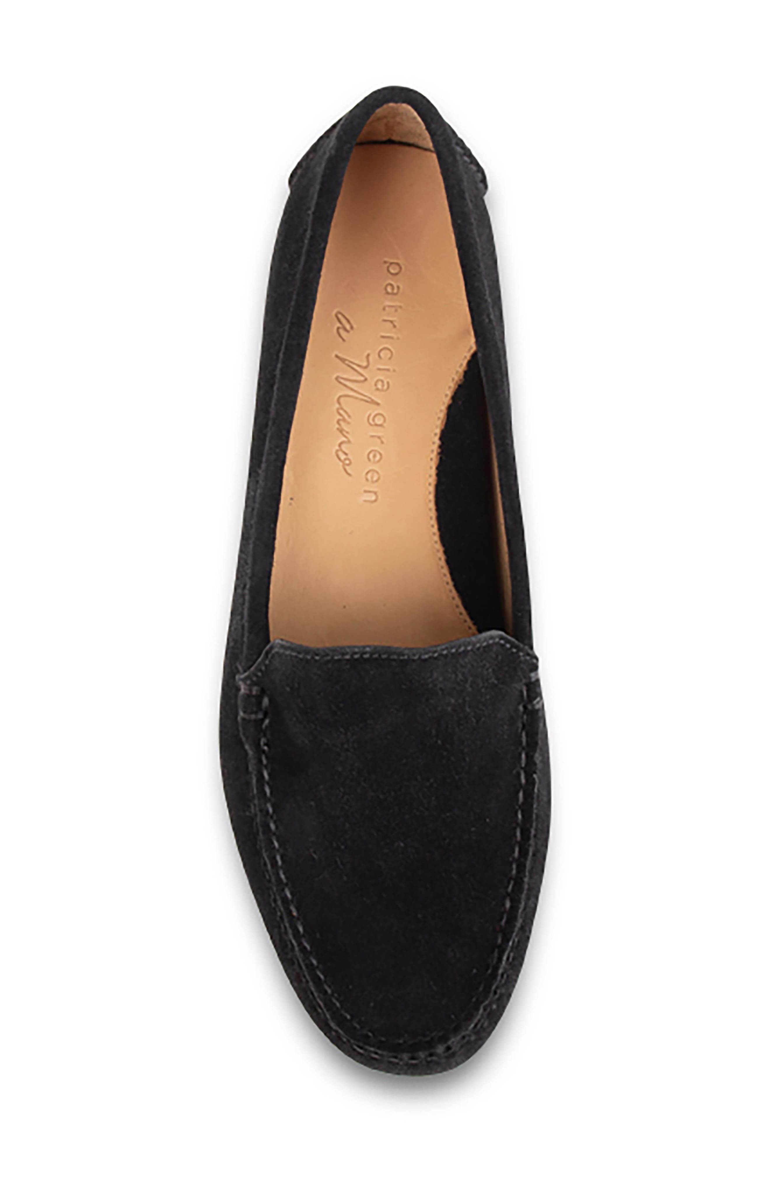 patricia green 'Jillian' Loafer, Alternate, color, Black Suede