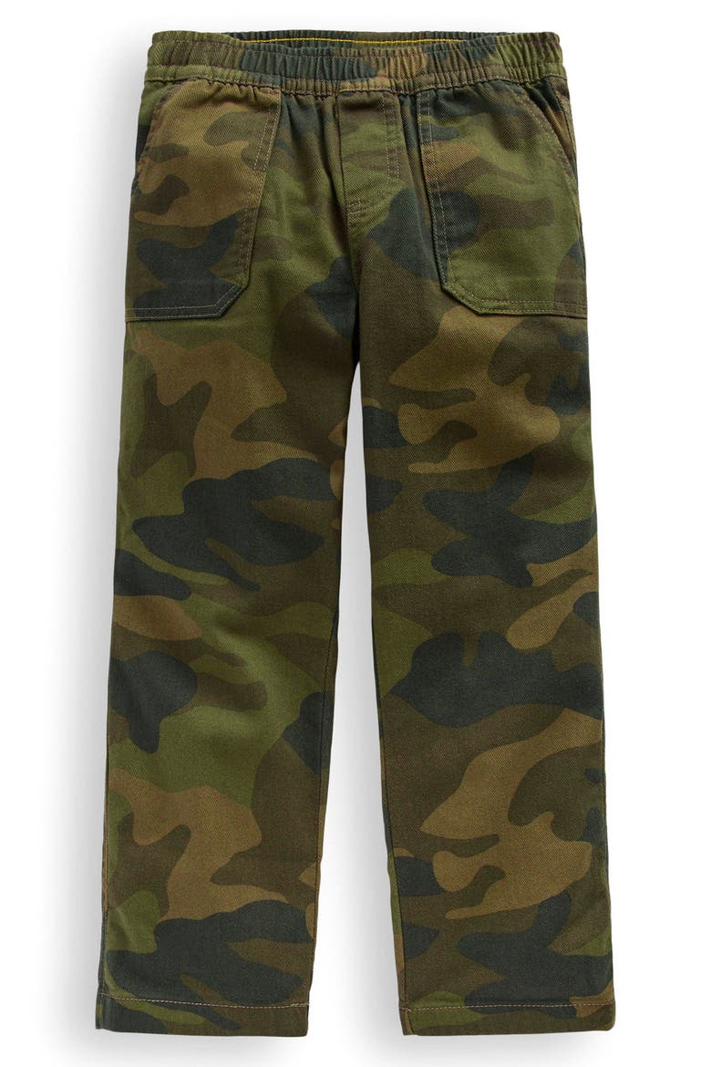 Kids' Camo Print Cotton Twill Pants, Main, color, CAMO
