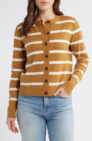 CASLON CASLON® CLASSIC CREWNECK CARDIGAN