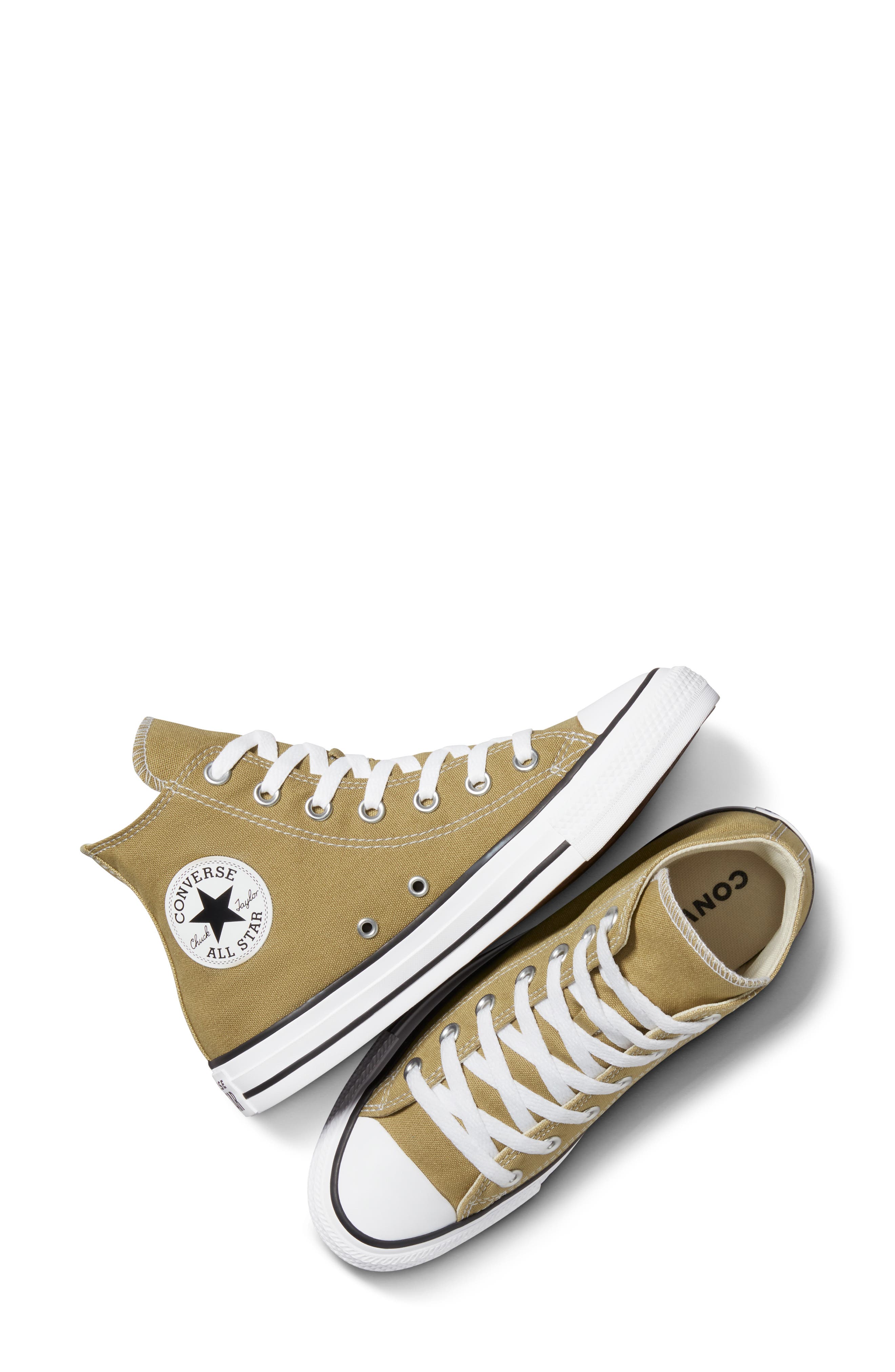 Gender Inclusive Chuck Taylor® All Star® High Top Sneaker, Alternate, color, TOAD