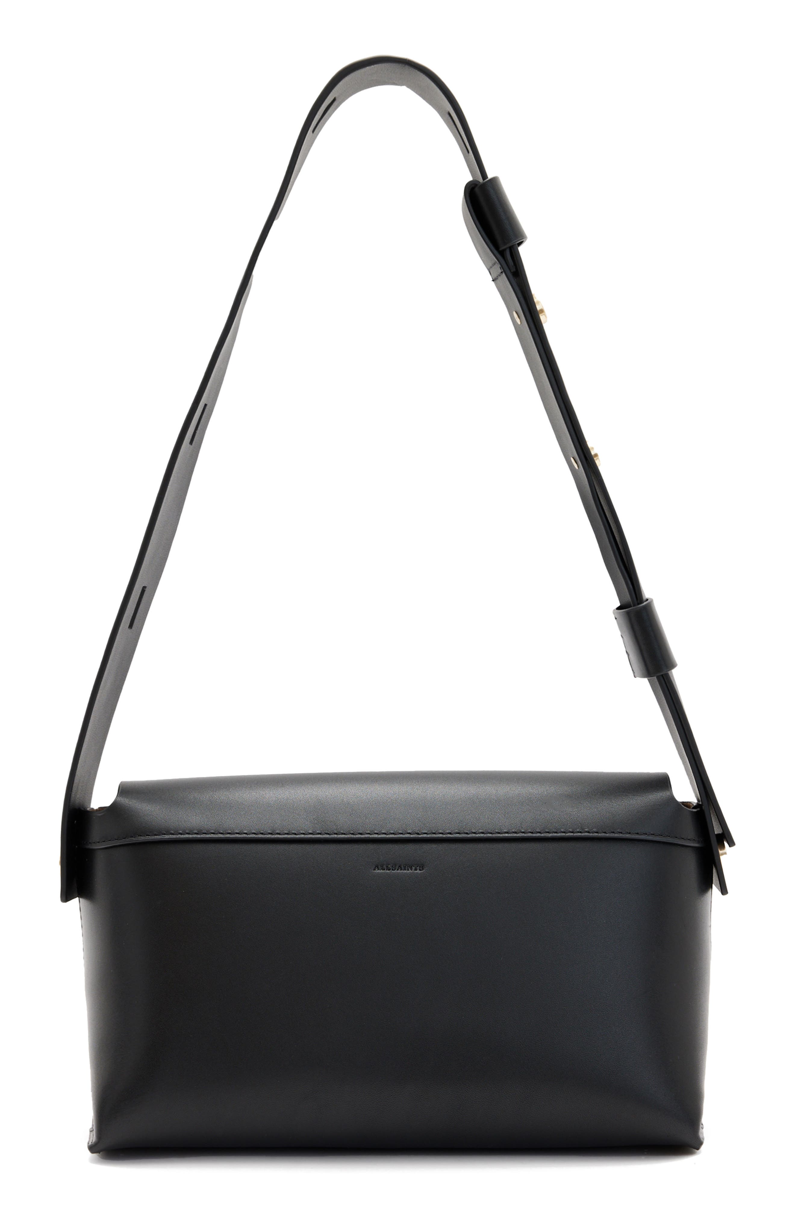 AllSaints Celeste Leather Crossbody Bag, Alternate, color, 