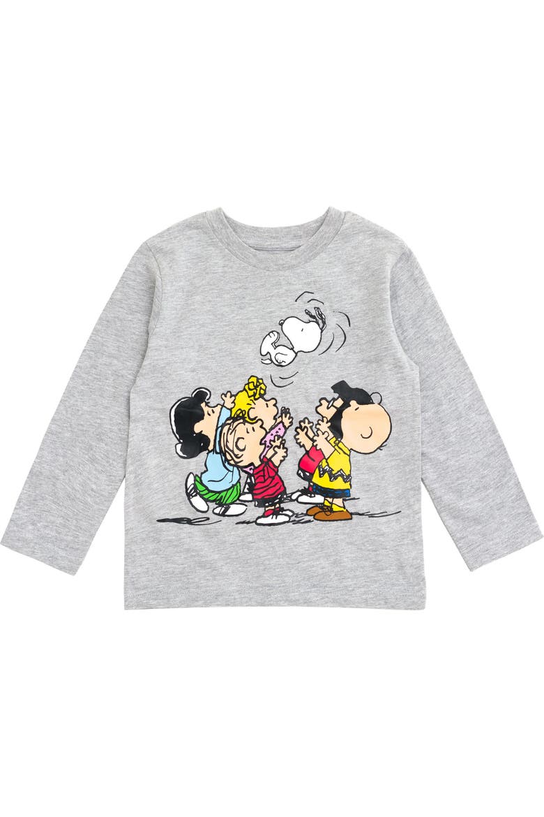 2-Pack Long Sleeve Tees, Alternate, color, Snoopy Blue Grey
