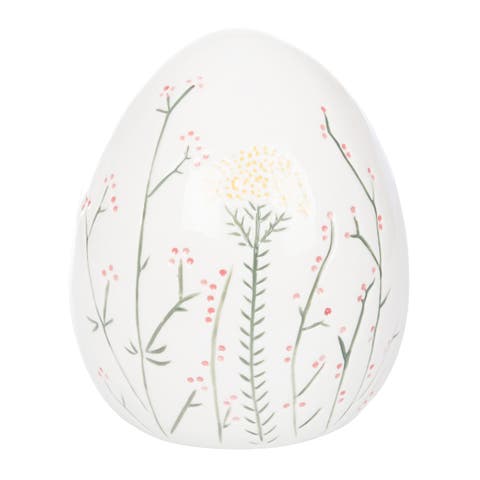 Botanical Egg Figurine