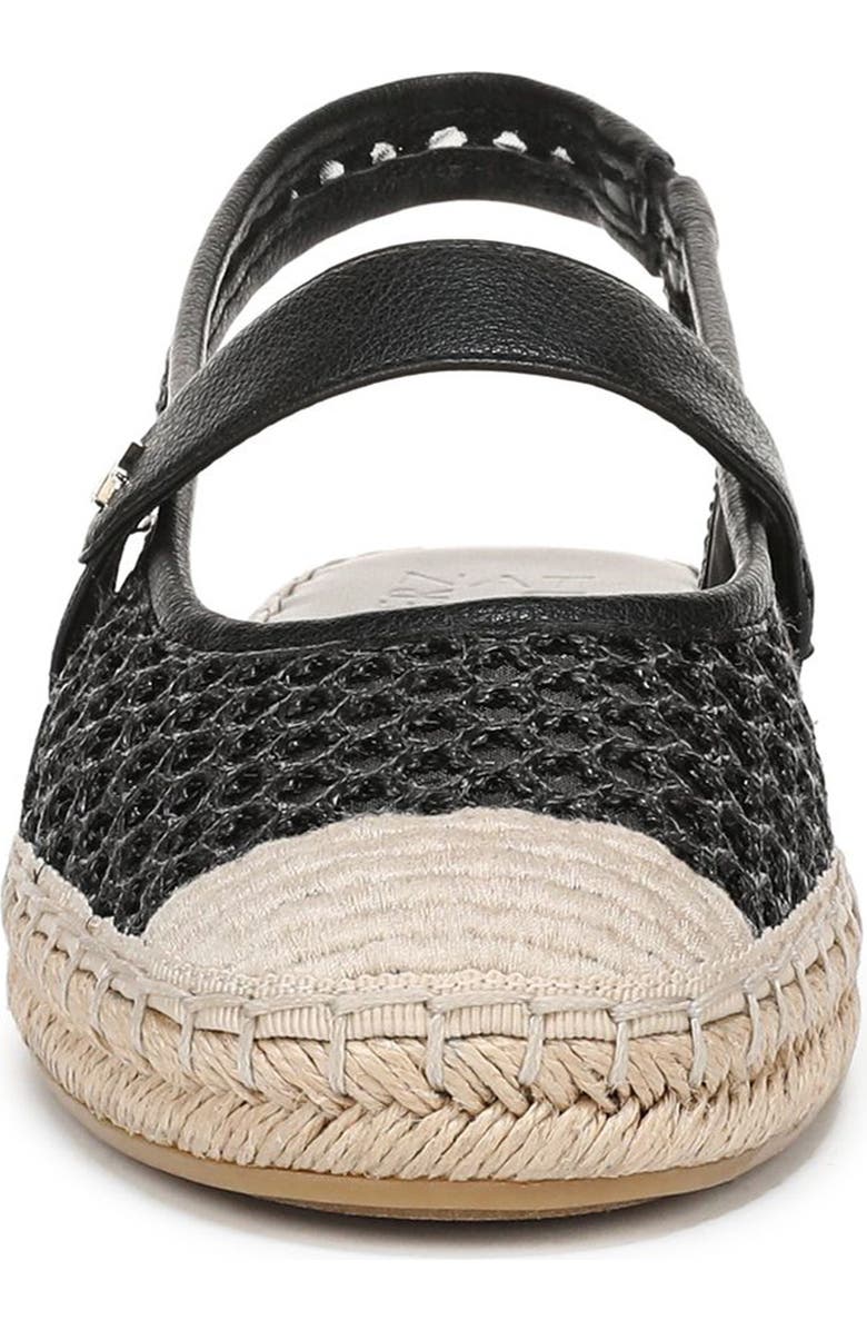 Naturalizer Jolie Slingback Espadrille Flat, Alternate, color, Black