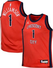 Jordan Brand Swingman Jersey Jordan Brand Zion Williamson Red New Orleans Pelicans Statement