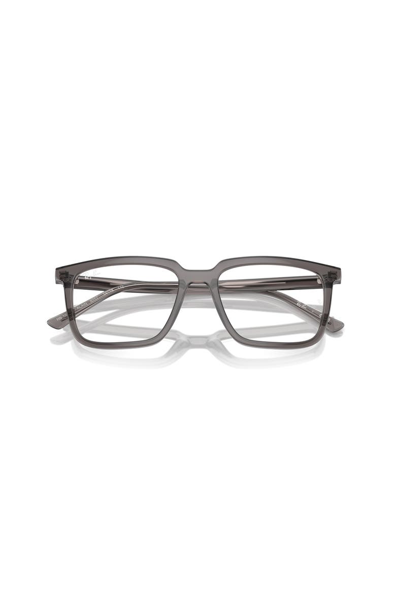 54mm Rectangle optical glasses, Alternate, color, Grey