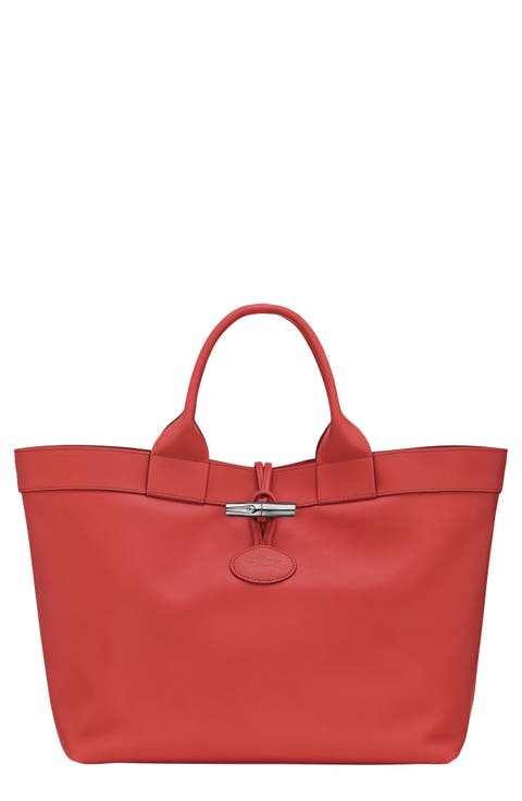 Large Le Roseau Souple Leather Tote