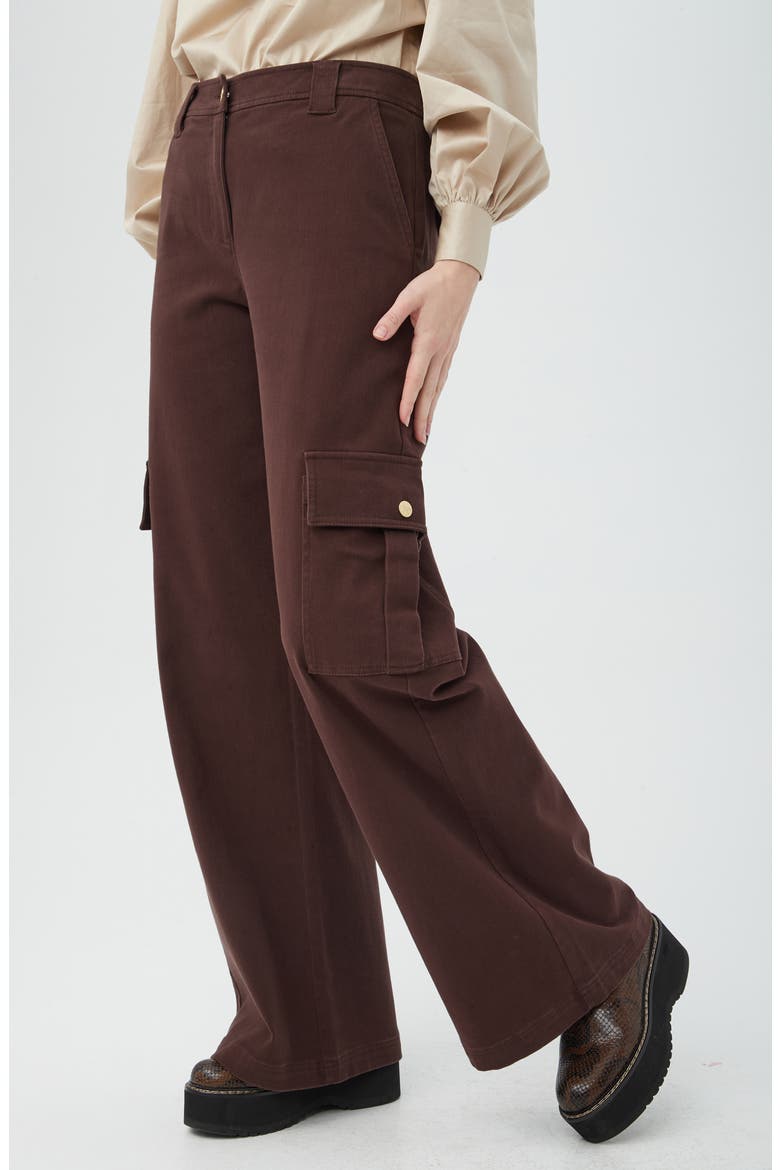 Haden Stretch Cotton Cargo Pants, Alternate, color, MUDCLOTH