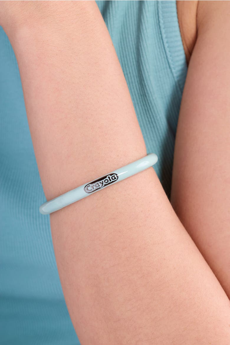 Crayola Robin's Egg Blue Crayon Cuff, Alternate, color, Blue