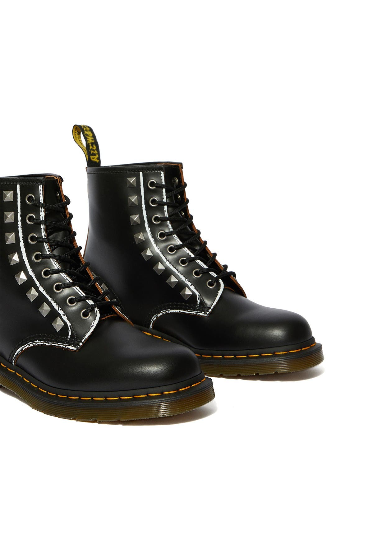 Dr. Martens 1460 Stud Lace-Up Boot, Alternate, color, 