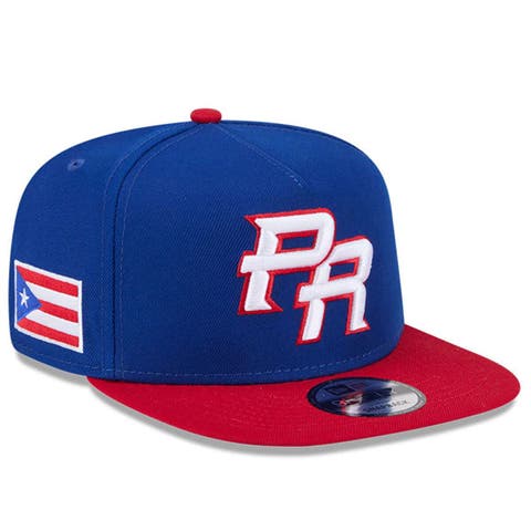 Men's New Era  Blue/Red Puerto Rico Baseball 2026 World Baseball Classic 9FIFTY A-Frame Snapback Hat