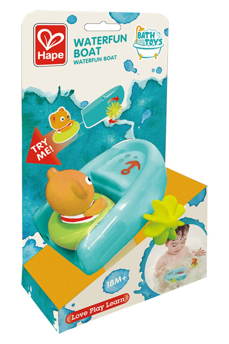 Tubling Pull Back Boat Toy, Alternate, color, MULTIPLECOLOR