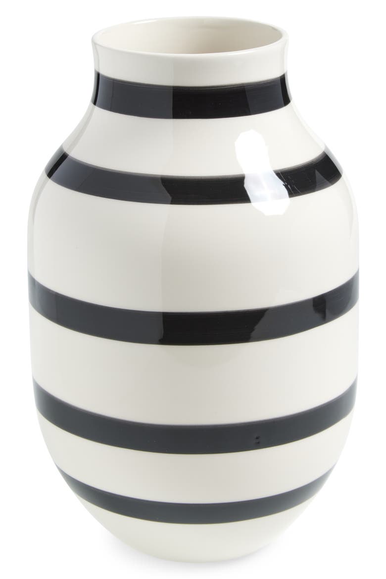 Omaggio Vase, Main, color, BLACK