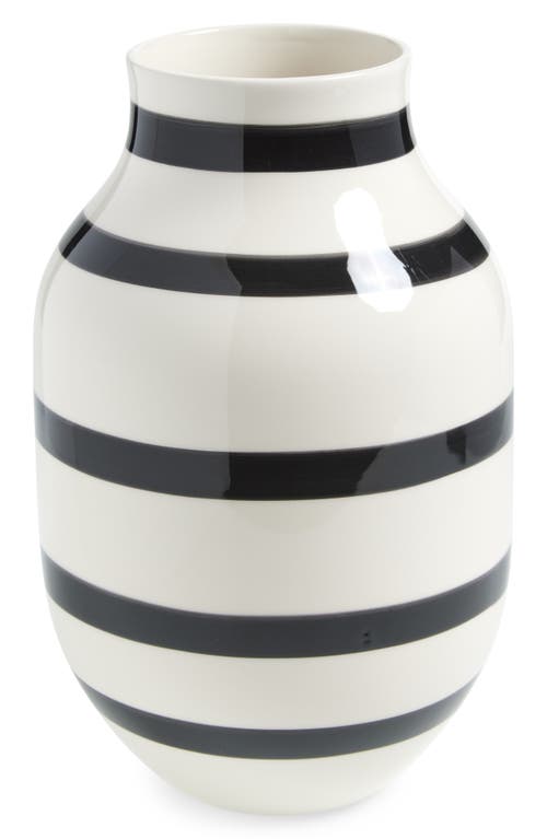 Kähler Kahler Omaggio Vase In Black