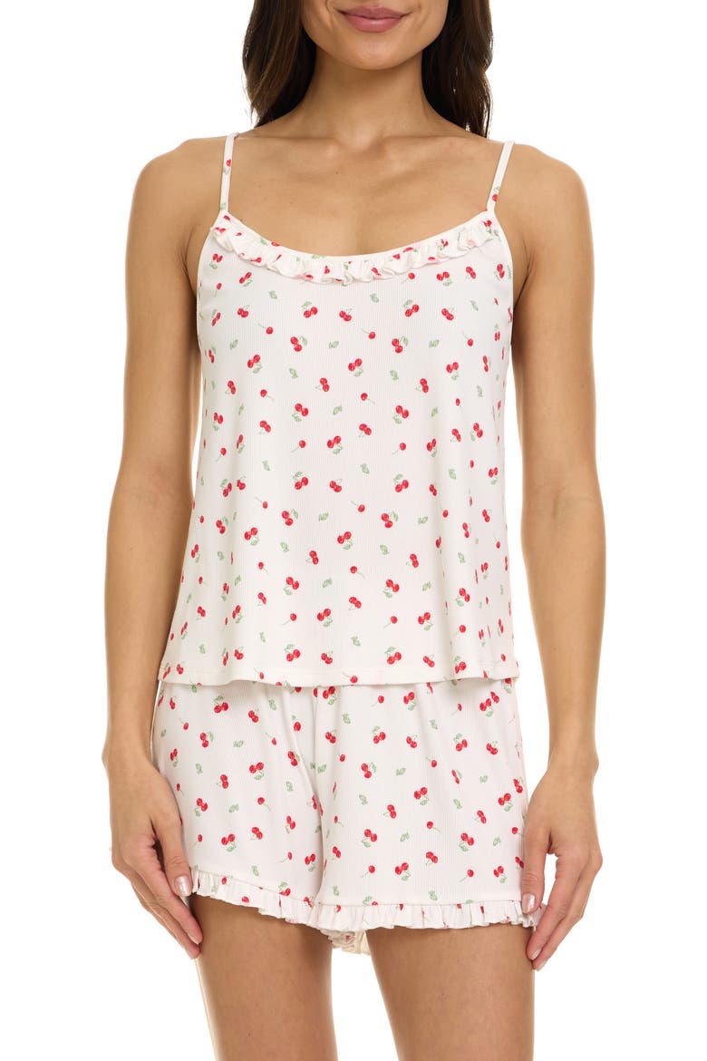Sherine Set of 2 Short Pajamas, Main, color, IVORY