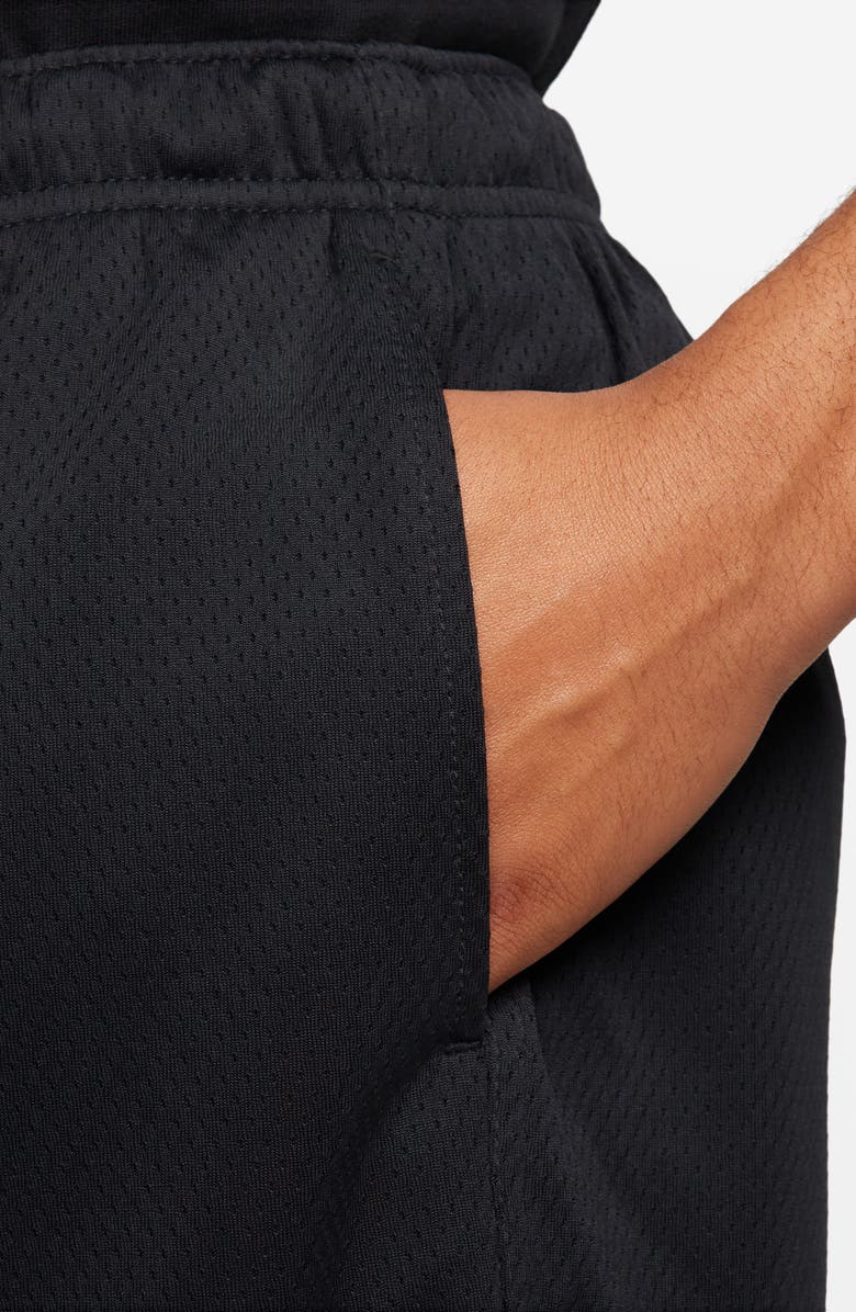 Nike Club Flow Mesh Athletic Shorts, Alternate, color, 010 Black/White