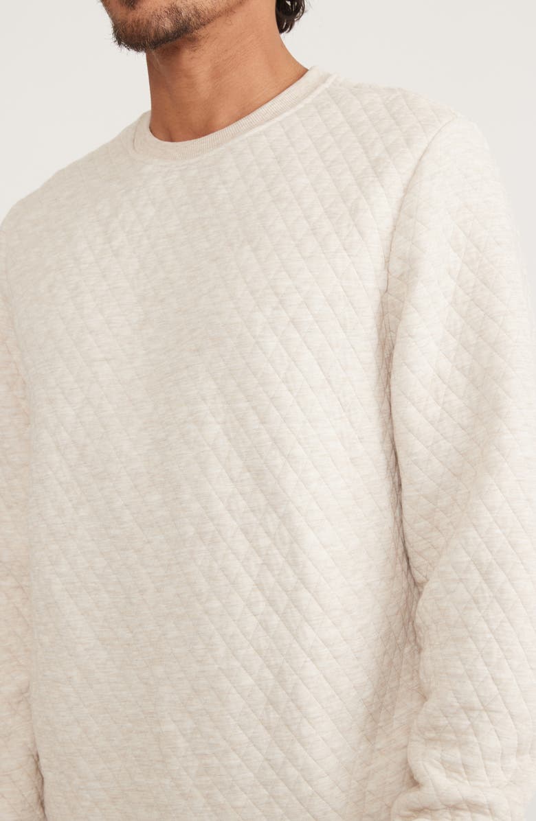 Marine Layer Corbet Quilted Sweatshirt, Alternate, color, 