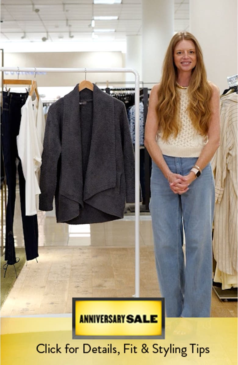 Cozy Chic<sup>®</sup> Shawl Collar Rib Cardigan