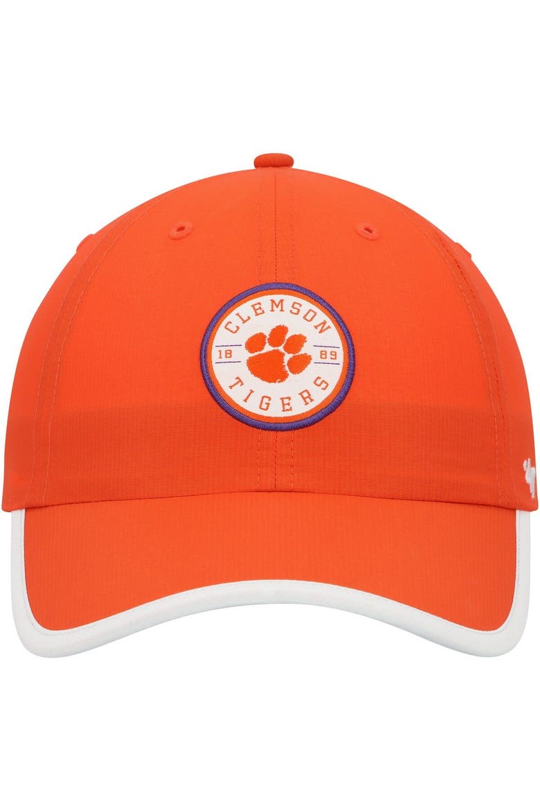 Men's '47  Orange Clemson Tigers Microburst Clean Up Adjustable Hat, Alternate, color, Orange