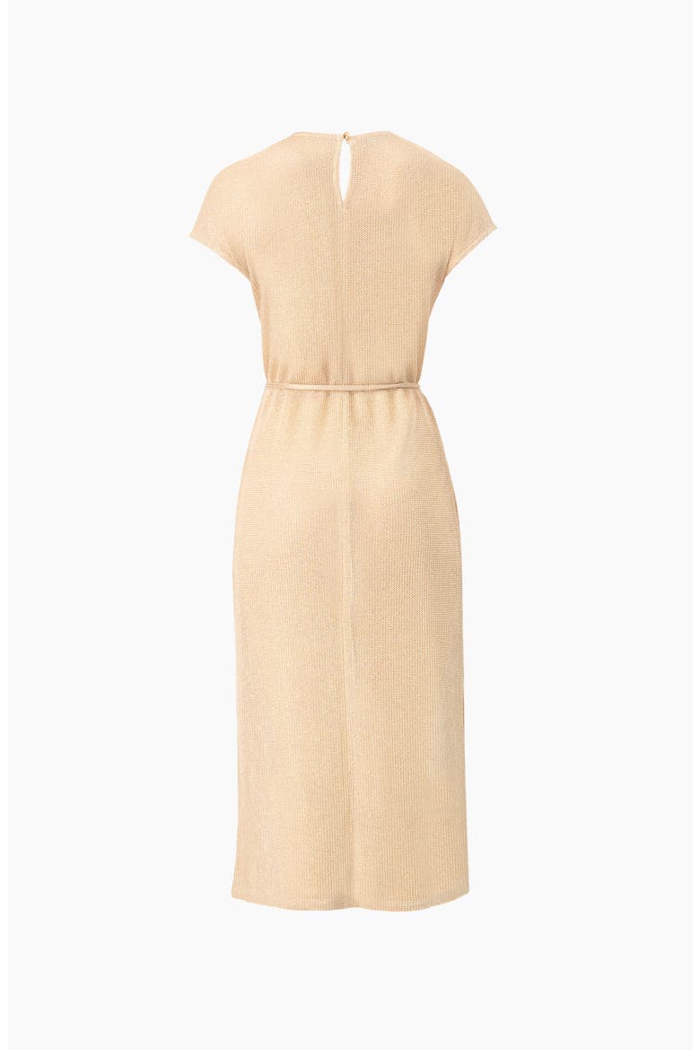 Knitted Tunic With Side Slits, Alternate, color, Gold