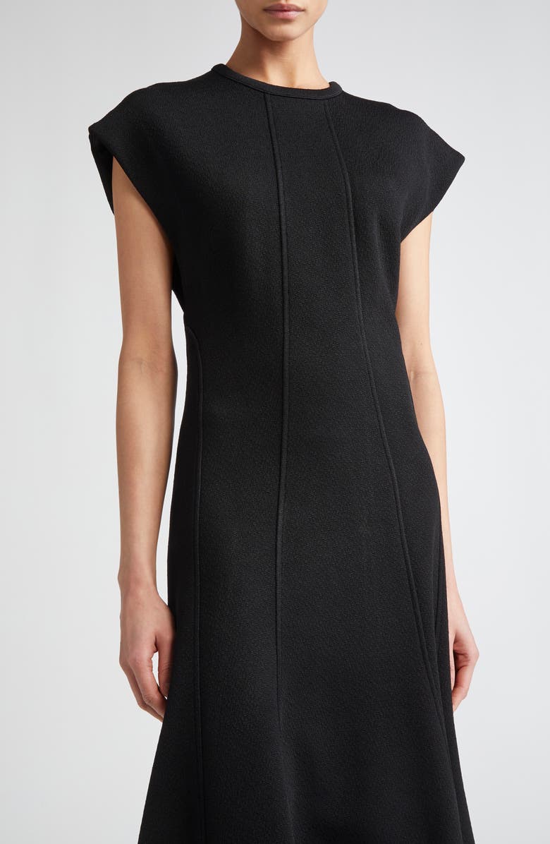 Jil Sander Seamed Midi Dress, Alternate, color, 