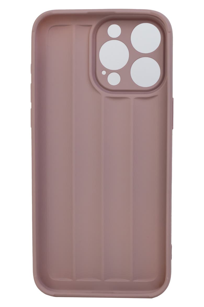 Roman Stripes iPhone 14 Pro Max Case, Alternate, color, DUSTY PINK