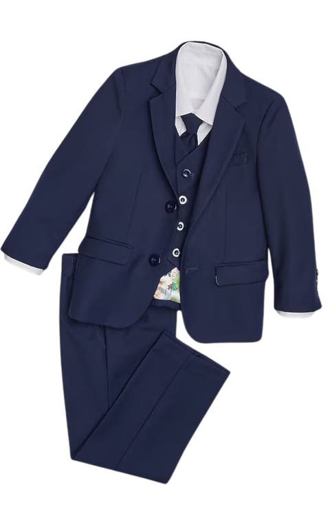 Kids' 007 5-Piece Slim Fit Suit