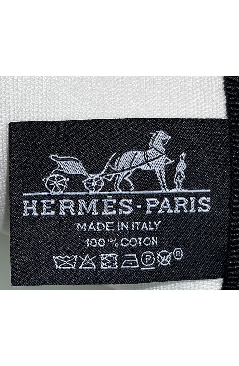 Pre-Owned Hermes Beach Tote Printed Toile Large, Alternate, color,