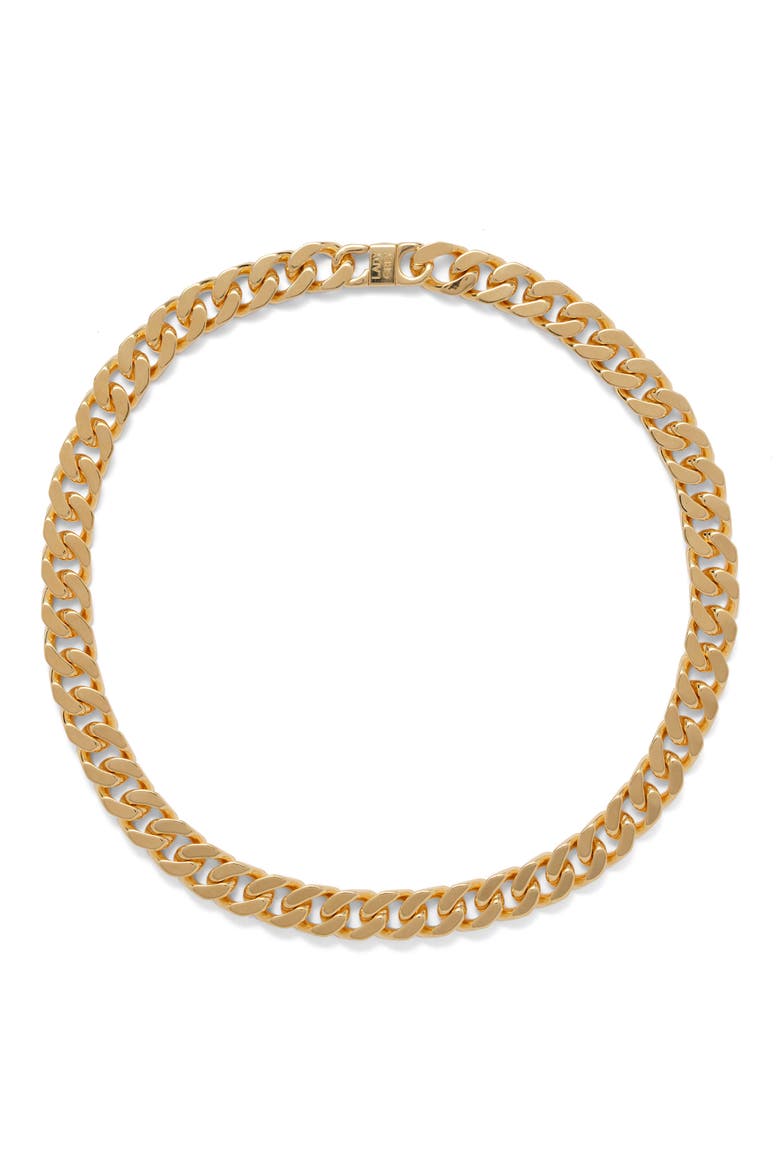 XXL Curb Chain Necklace, Main, color, GOLD