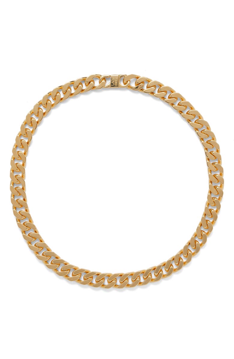 Lady Grey XXL Curb Chain Necklace, Main, color, Gold