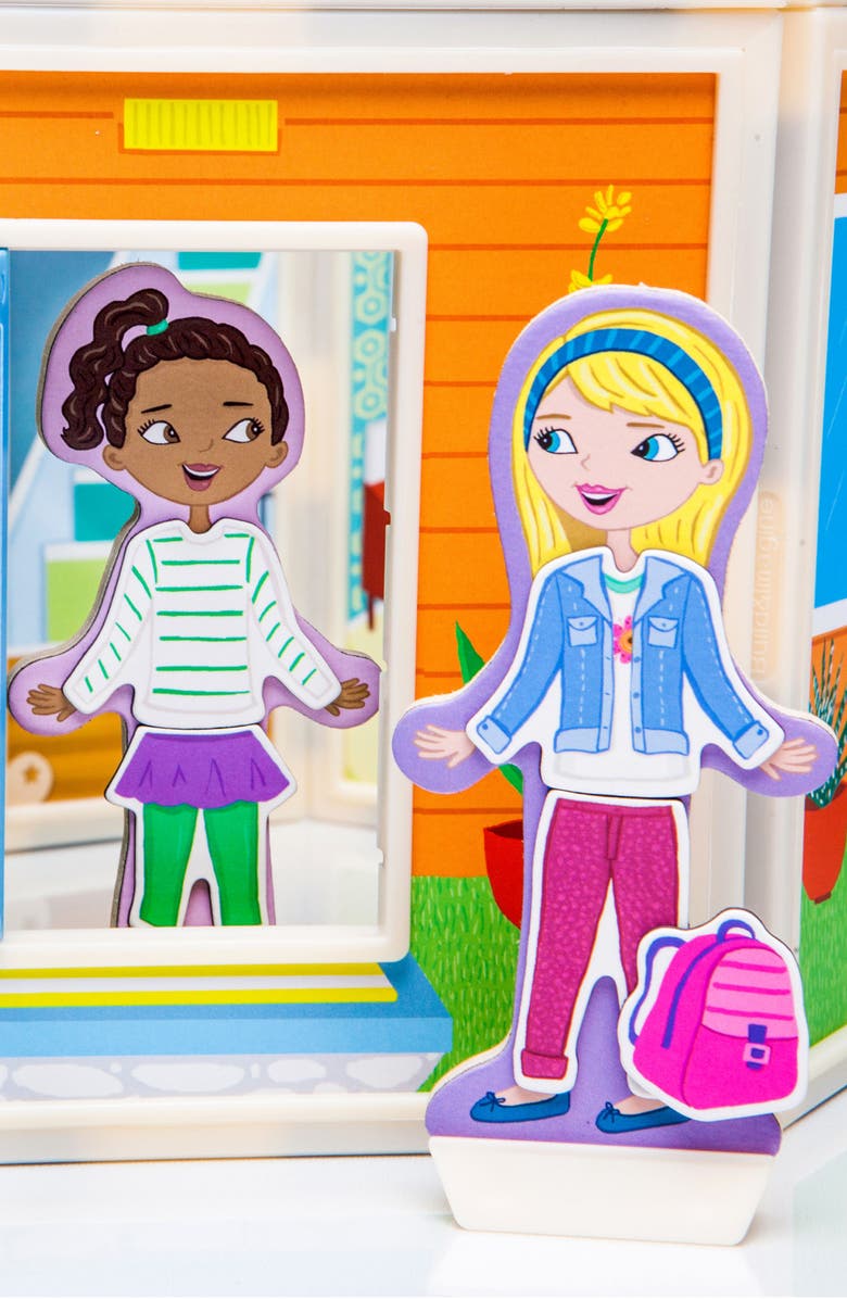 Build & Imagine Malia's House 61-Piece Magnetic Dollhouse Playset, Alternate, color,