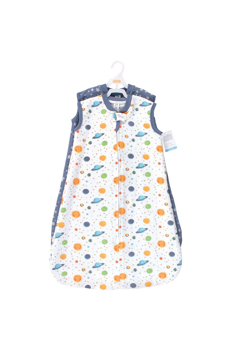 Premium Quilted Sleeveless Sleeping Bag and Wearable Blanket, Alternate, color, Space 2-Pack
