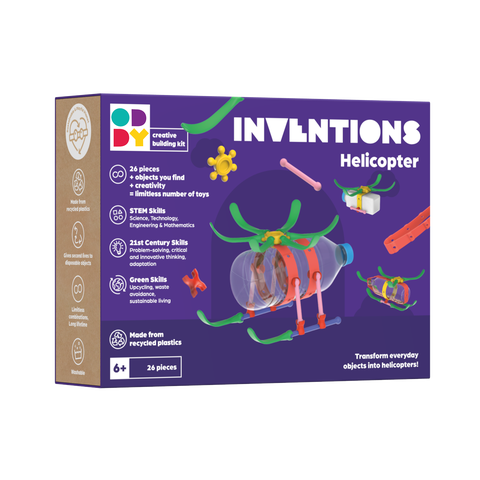 Inventions Helicopter Building Kit