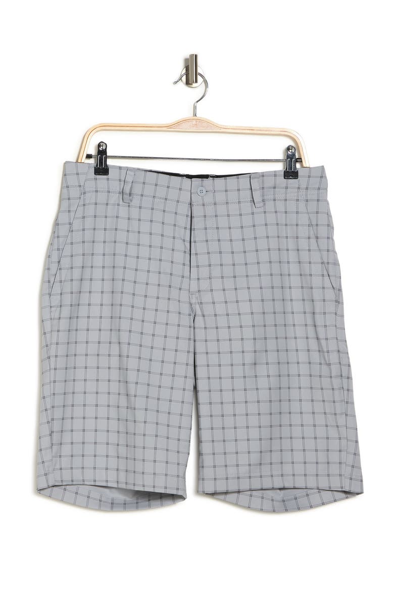 Dri-FIT Plaid Golf Shorts, Alternate, color, WOLF GREY/DARK GREY